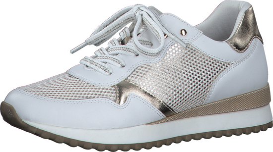MARCO TOZZI MT Soft Lining + Feel Me - removable insole Dames Sneaker - WHITE COMB - Maat 37