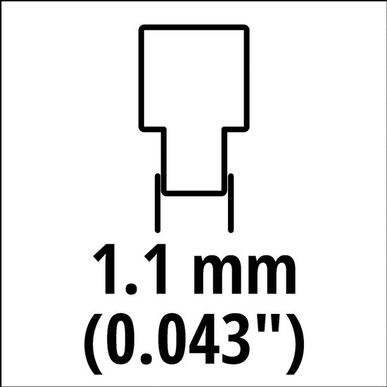 Einhell 4500193 20cm 1,1 33T 3/8 Reserveketting voor kettingzaag van Einhell — afbeelding 5