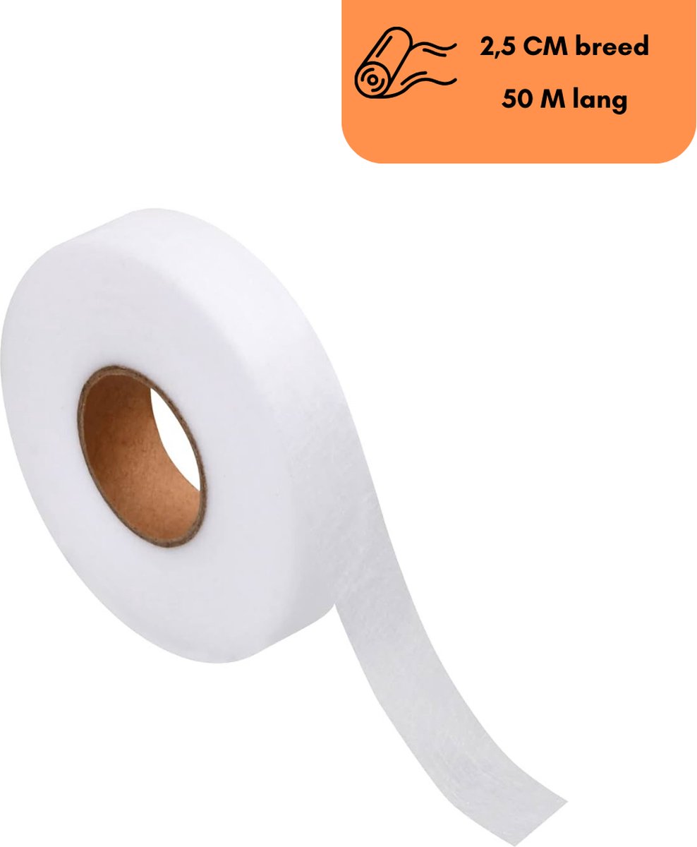 Dayshake Strijkband 64 meter - Zoomband Instrijkbaar - 2cm breed - Voor
