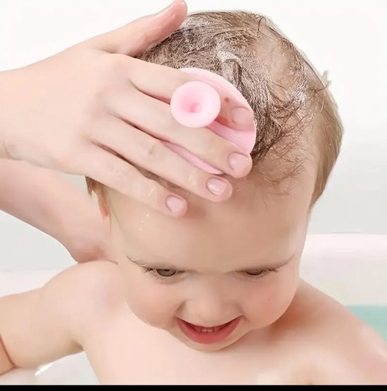 Baby Douche - Baby Borstel - Baby Douche Borstel - Baby Spons - Baby Benodigheden - Baby Cadeau - Baby Reiniging - Baby Bad - Baby Schoonmaak van Merkloos — afbeelding 4