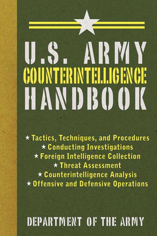 U.S. Army Counterintelligence Handbook - cover