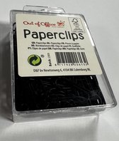 Paperclips Zwart - 100 stuks - Zwarte Paperclips - Paperclips - 28 mm - Harde Blisterverpakking