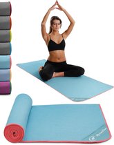 Serviette de yoga antidérapante, serviette de yoga chaude avec points antidérapants, serviette de yoga hygiénique pour tapis de yoga, 185 x 63 cm