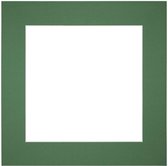 Votre Déco Passe-Partout - Format cadre 40x40cm - Format photo 28x28 cm - Vert Forêt