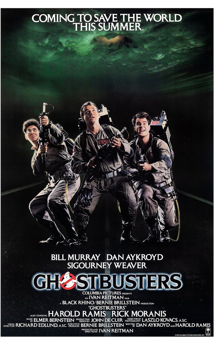 karo-art Poster - Ghostbusters, 1984, Originele Filmposter, Premium Print, Professioneel Fotopapier Multikleur