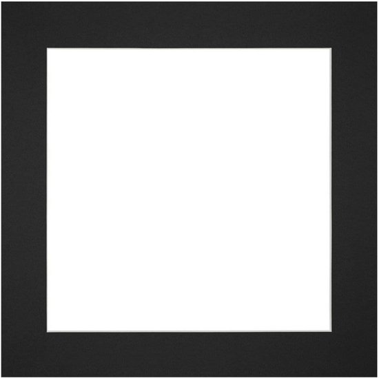 Votre Déco Passe-Partout - Format cadre 20x20cm - Format photo 15x15 cm - Zwart