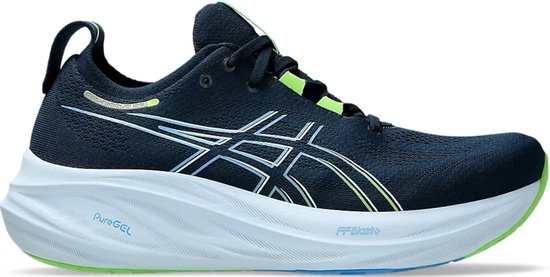 Asics Gel nimbus 26 Heren Hardloopschoenen 1011b794 400 Kleur Blauw Maat 42 bol