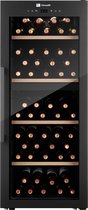 Climadiff CLD115B1 - cave à vin pose libre - 110 bouteilles - 2 zones