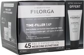 Filorga TIME-FILLER 5XP Gel-Crème Correction Rides Tous Types 50 ml + Micro-Peeling Nuit SLEEP & PEEL Crème 15 ml Offert