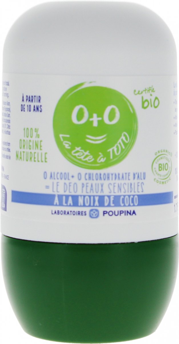 Poupina Kokosnoot Biologische Deodorant Voor de Gevoelige Huid 50 ml