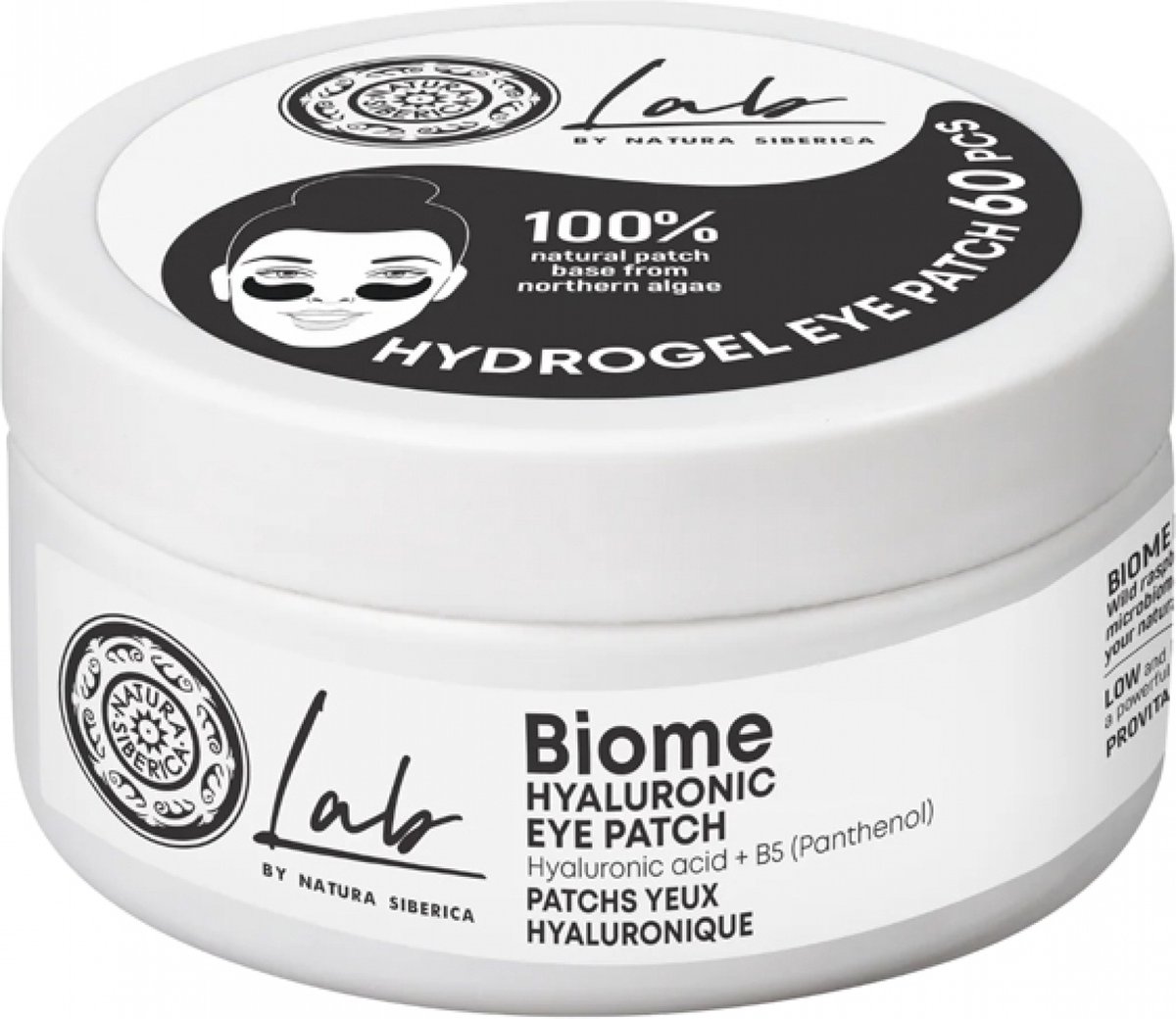 Natura Siberica Lab Biome Hyaluronic Ooglapjes 60 Patches