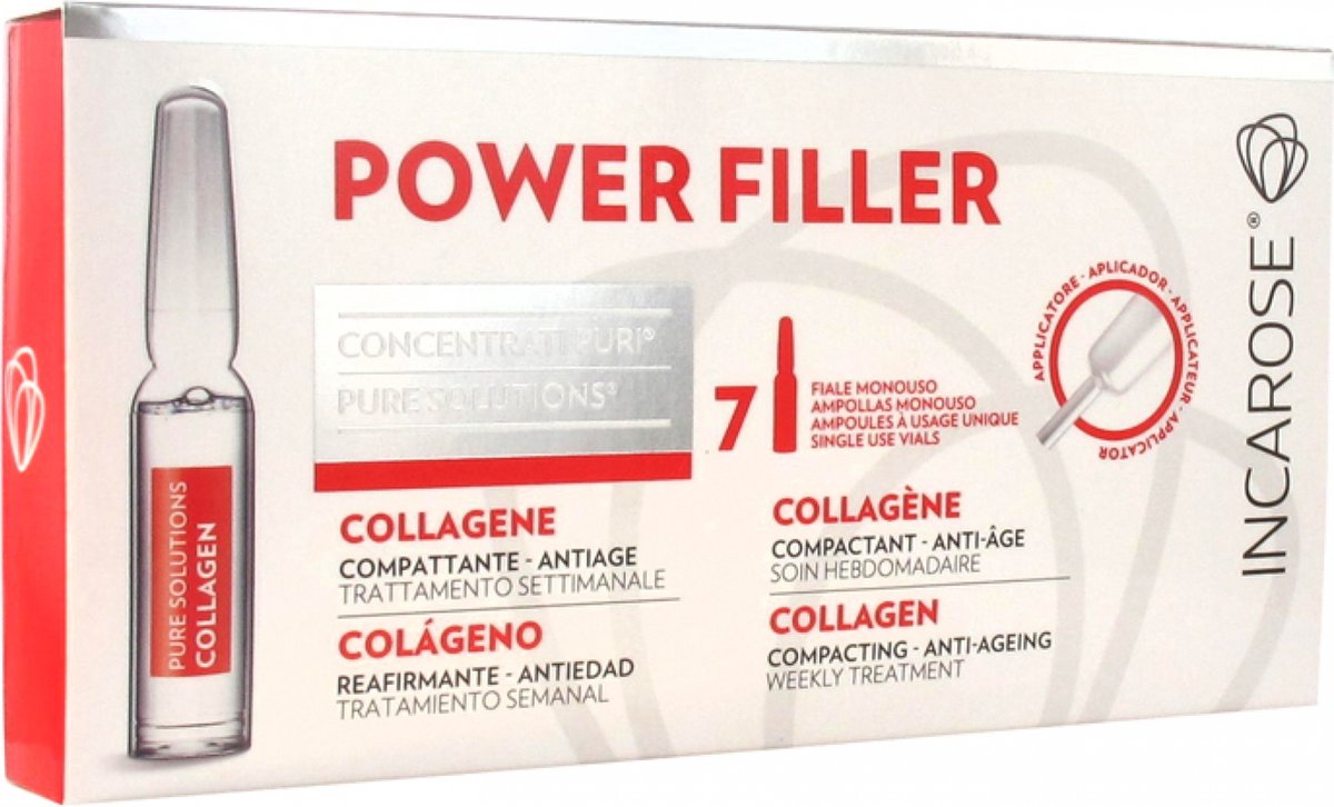 Goedkoopste Incarose Pure Oplossingen Power Filler Collageen 7 Ampullen