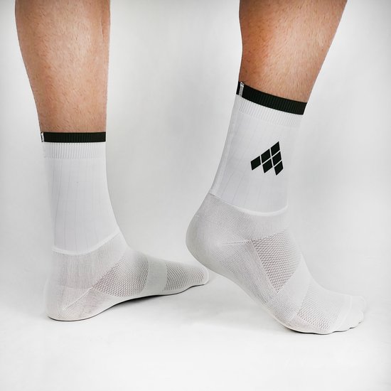 Queciao Socks - Fietssokken - Fietskleding - Sport Socks - White