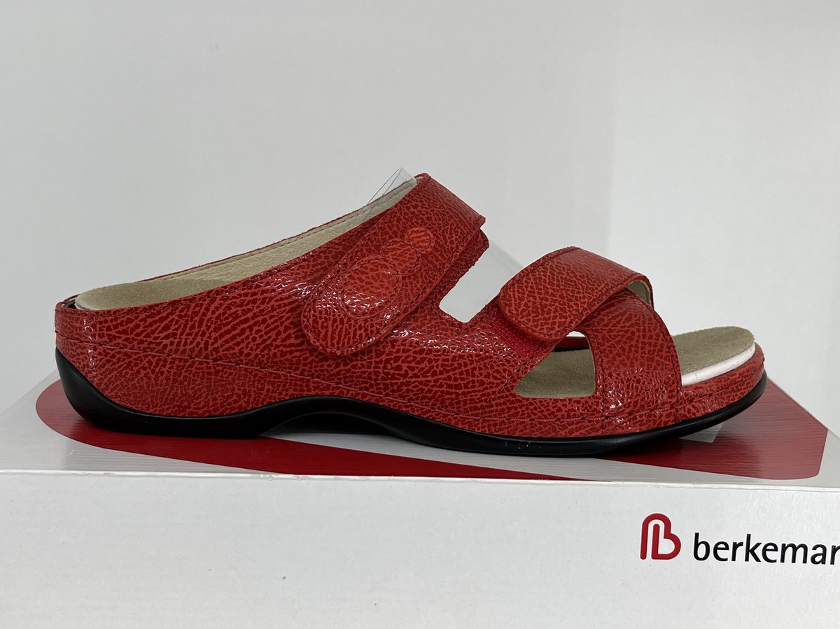Berkemann rubin red leren sandalen Maat 41,5 - UK 4,5 / 01023-221