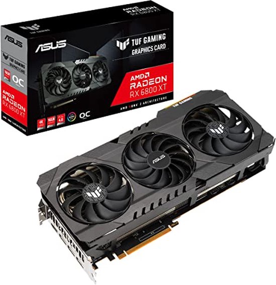 Videokaart – ASUS – TUF Gaming AMD Radeon RX 7800 XT OC Edition – 16GB – GDDR6X – PCIe 4.0 – 1x HDMI 2.1 – 3x DisplayPort 1.4