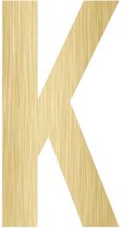 MDF Letter K, creatief, knutselen, deco, 1 stuk, 6mm mdf 10cm