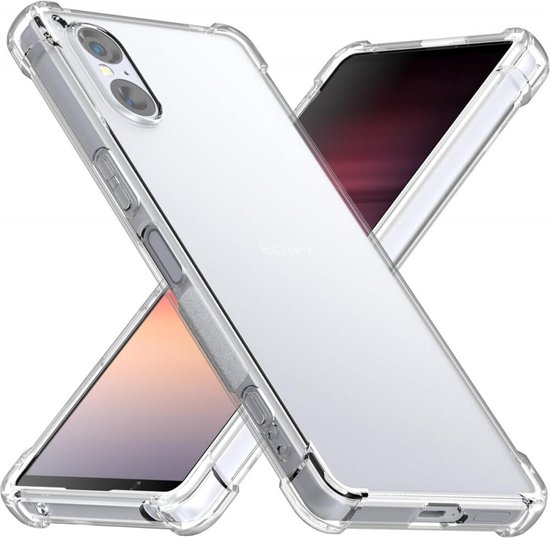 Coque fine transparente en TPU adaptée au Sony Xperia 5 V | Coque arrière | Poids léger | Étui Ultra mince | TPU souple | Transparent