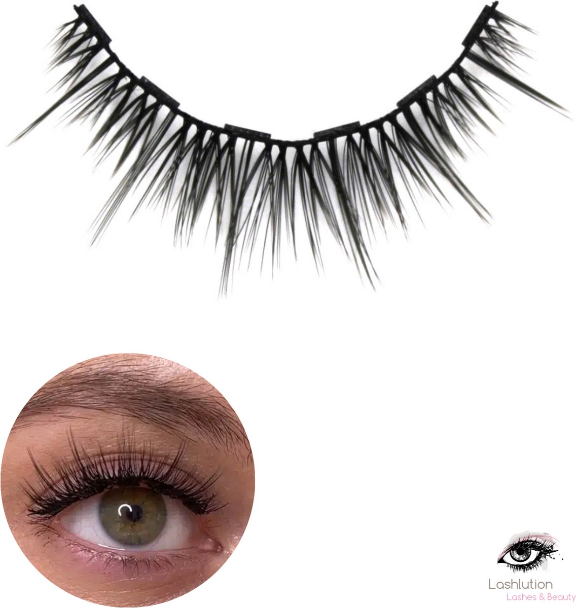 Lashlution Magnetische Wimpers - Nadine Dramatic Collectie - Losse Lashes