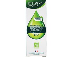 Phytosun Arôms Citroen Eucalyptus Etherische Olie (Eucalyptus Citriodora) Organisch 10 ml