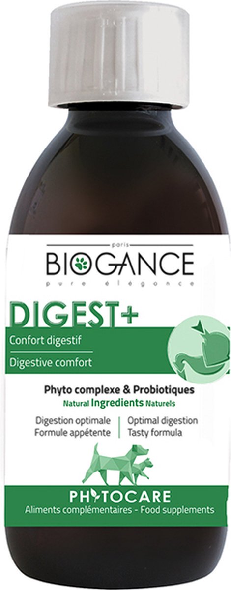 Biogance PHITOCARE digest + phytocomplex en prebiotica natuurlijke ingredienten 200 ml voedingssuplement