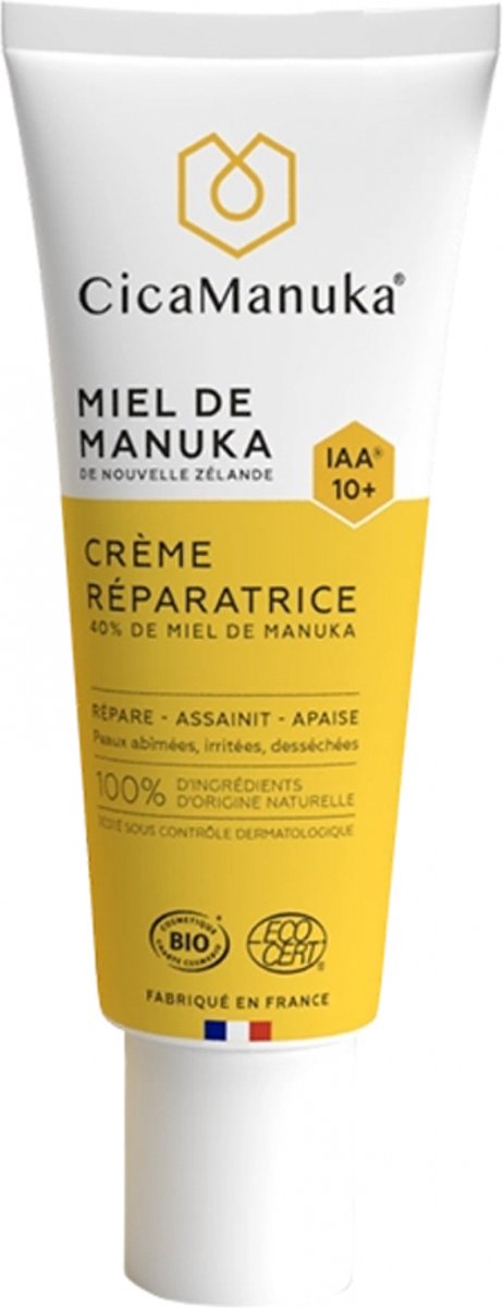 CicaManuka Manuka Honing Repair Cream 40% IAA 10+ Biologisch 40 ml