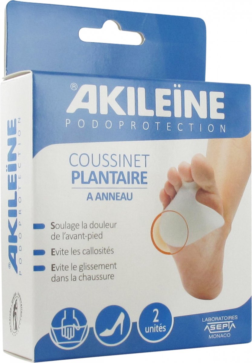 Goedkoopste Akileïne Podoprotection Plantair Kussen met Ring 2 Eenheden