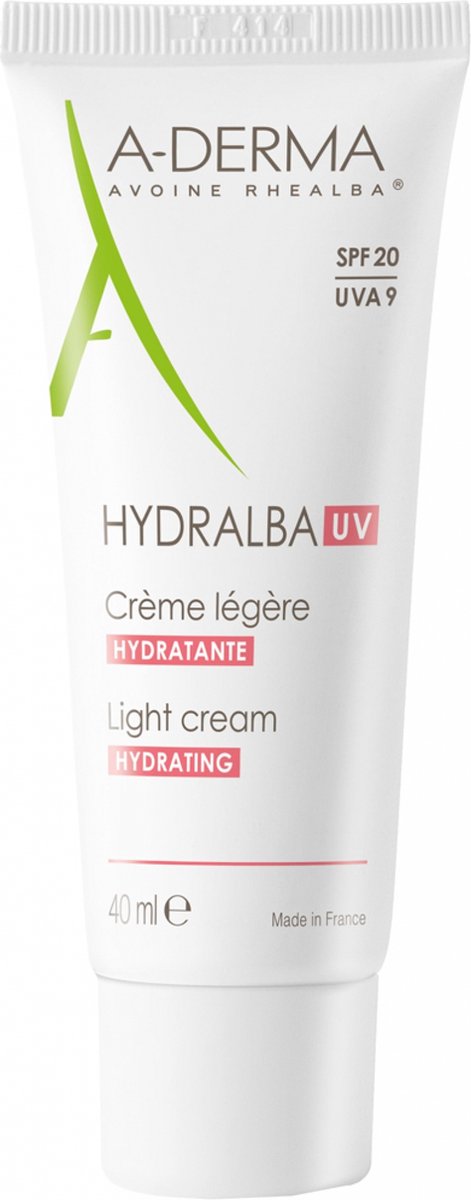 A-DERMA Hydralba UV Light Hydraterende Crème 40 ml
