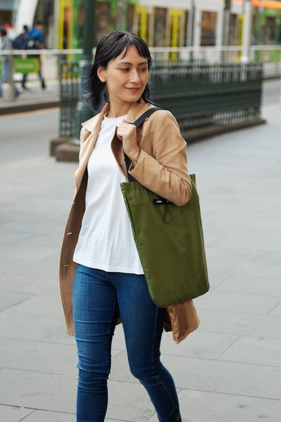 Sac fourre-tout pliable ORBITKEY | Nylon |Vert