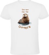 I'm not like the otters Heren T-shirt - otter - gezellig - humor - grappig - dier - dieren - schattig