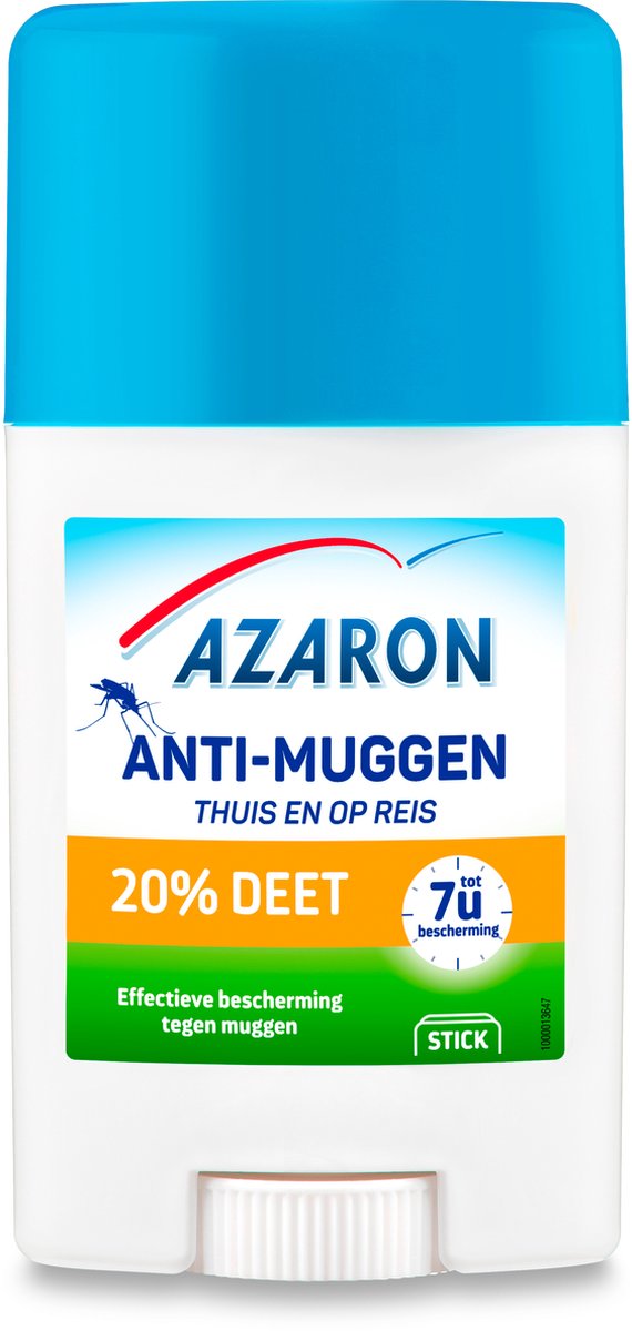 Goedkoopste 2x Azaron Anti Muggenstick 20 DEET 50 ml
