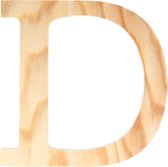 Artemio houten letter D 19 cm