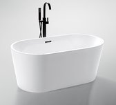 Design ligbad Bergen 170 (Mat wit) - Wit - 170 x 75 x 60 cm - Vrijstaand - Acryl - Ovaal- 151318