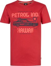 Petrol Industries - Jongens Artwork T-shirt Offshore - Rood - Maat 164