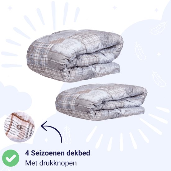 Siebenschläfer Dekbed 140 x 200 cm, medium dekbed voor het hele jaar voor slaapkamers met normale temperatuur (140 x 200 cm - dekbed voor het hele jaar Siebenschläfer Dekbed 140 x 200 cm, medium dekbed voor het hele jaar voor slaapkamers met normale temperatuur (140 x 200 cm - dekbed voor het hele jaar
