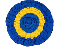 Qhp Snuffelmat Qhp Geel-blauw