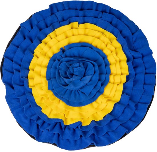 Qhp Snuffelmat Qhp Geel-blauw