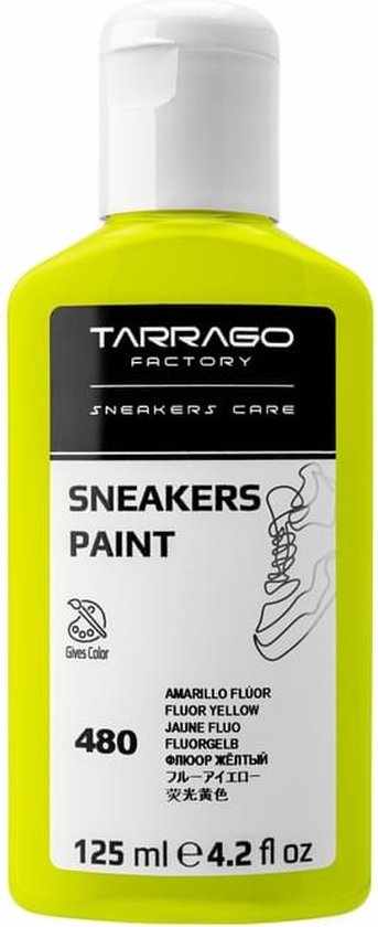 Tarrago sneakers paint - 480 - fluor yellow - 125ml