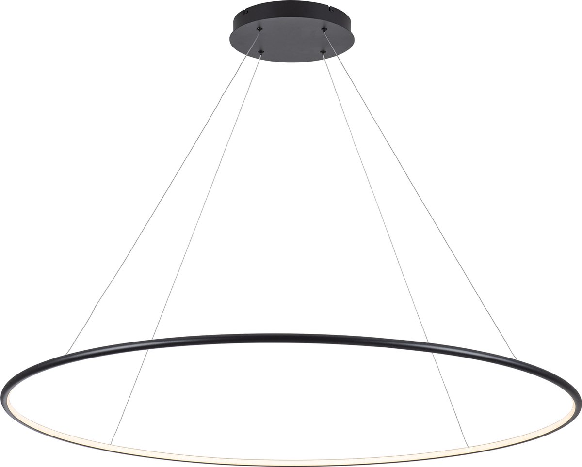 Cirkel lamp wit of zwart 29 W LED 100 cm