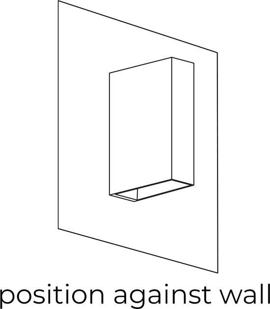 ORION I - Applique murale ABS up&down 570Lm 5.7W blanche