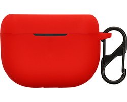 kwmobile cover voor oordopjes case - geschikt voor Jabra Elite 8 Active - Trendy beschermhoes draadloze oordopjes in rood
