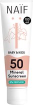 Naïf - Crème Solaire Minérale - Bébés & Enfants - 0% parfum - SPF50 - 100ml