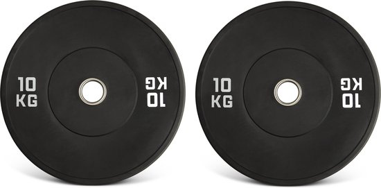 Gym Masters Bumper Plates 10 kg 50 mm (2 stuks)