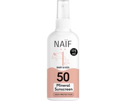 Naïf - Minerale Zonnebrand spray - Baby's & Kinderen - SPF50 - 175ml