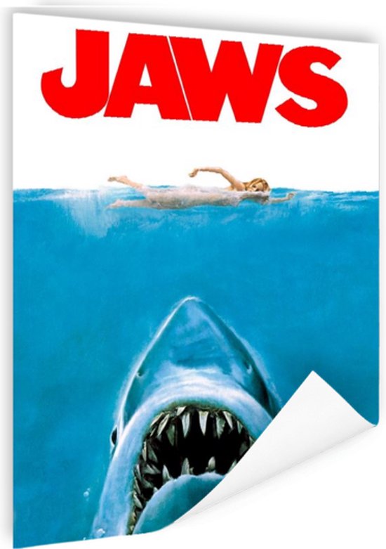 Poster - Originele Film Poster Jaws uit 1975, Premium print, Professioneel Fotopapier