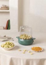 CREATE - Popcornmaker met botersmelter, klaar in 5 minuten, Kleur Sage - POPCORN MAKER STUDIO