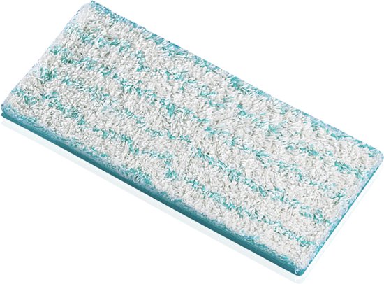 Leifheit Picobello S dweildoek Cotton Plus - voor stenen vloeren - 27 cm wisbreedte - turquoise - wit