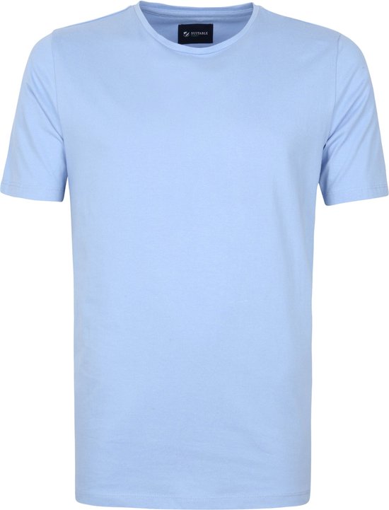 Suitable - Respect T-shirt Jim Lichtblauw - Heren - Maat S - Modern-fit