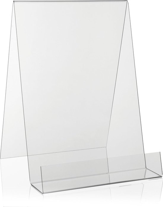 Foto: Boekensteun 4 stuks luxe boekensteunen boekenstandaard met antislip boekenhouder boekenhouder strak design zwart sterk metaal 4 stuk