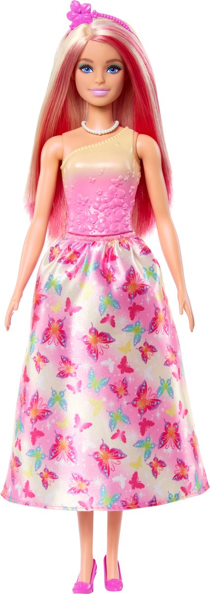 Barbie Zeemeerminnenpoppen - Met rood roze haar - 31 cm - Barbiepop