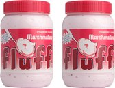 Multipak Marshmallow Fluff Spread aardbei (2x 213 gram)